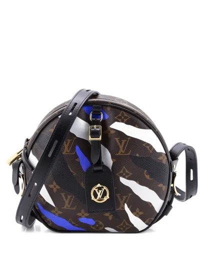 Pre-owned Louis Vuitton Boite Chapeau Souple Bag Limited Edition Lol League Of Legends Monogram Canvas Mm Crossbody Bag In Black