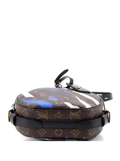 Pre-owned Louis Vuitton Boite Chapeau Souple Bag Limited Edition Lol League Of Legends Monogram Canvas Mm Crossbody Bag In Brown