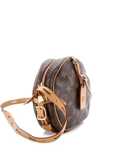 Pre-owned Louis Vuitton Boite Chapeau Souple Bag Monogram Canvas Mm Shoulder Bag In Brown