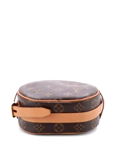 Pre-owned Louis Vuitton Boite Chapeau Souple Bag Monogram Canvas Pm Crossbody Bag In Brown