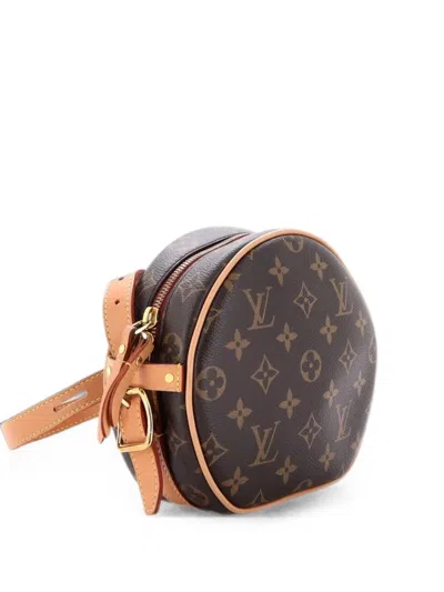 Pre-owned Louis Vuitton Boite Chapeau Souple Bag Monogram Canvas Pm Crossbody Bag In Brown