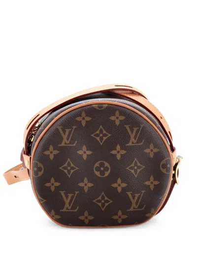 Pre-owned Louis Vuitton Boite Chapeau Souple Bag Monogram Canvas Pm Crossbody Bag In Brown