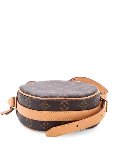 Pre-owned Louis Vuitton Boite Chapeau Souple Bag Monogram Canvas Pm Crossbody Bag In Brown