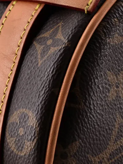 Pre-owned Louis Vuitton Boite Chapeau Souple Bag Monogram Canvas Pm Crossbody Bag In Brown