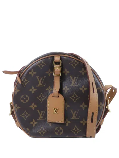 Pre-owned Louis Vuitton Boite Chapeau Souple Mm Monogram Shoulder Bag In Brown