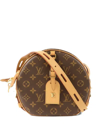 Pre-owned Louis Vuitton Boite Chapeau Souple Mm Shoulder Bag In Brown