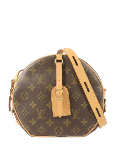 Pre-owned Louis Vuitton Boite Chapeau Souple Monogram Shoulder Bag In Brown