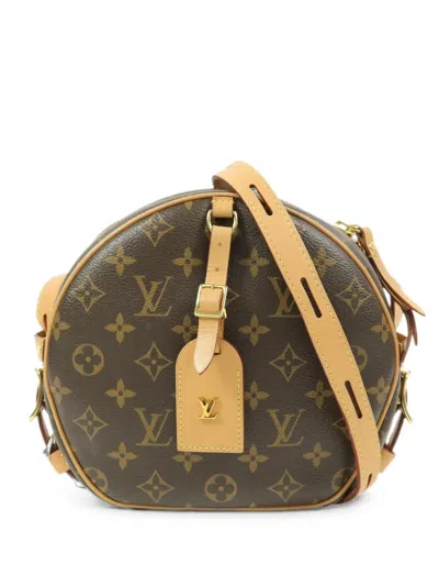 Pre-owned Louis Vuitton Boite Chapeau Souple Monogram Shoulder Bag In Brown