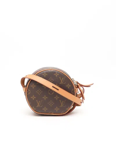 Pre-owned Louis Vuitton Boite Chapeau Souple Pm Crossbody Bag In Brown