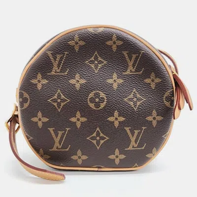 Pre-owned Louis Vuitton Boite Chapeau Souple Pm M45149 Handbag In Brown