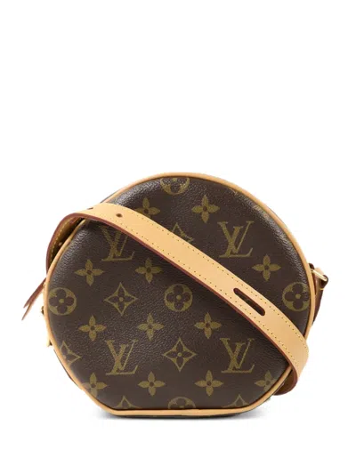 Pre-owned Louis Vuitton Boite Chapeau Souple Pm Monogram Shoulder Bag In Brown
