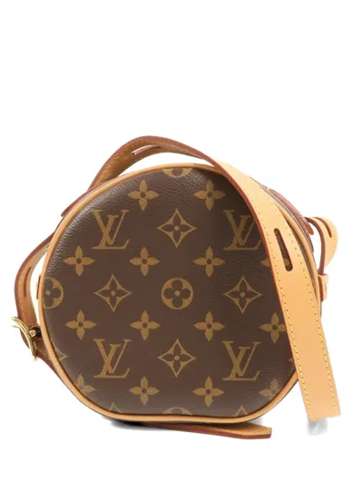 Pre-owned Louis Vuitton Boite Chapeau Souple Pm Shoulder Bag In Brown