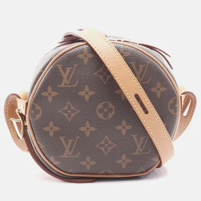 Pre-owned Louis Vuitton Boite Chapeau Souple Pm Shoulder Bag M45149 Monogram Canvas Used In Brown