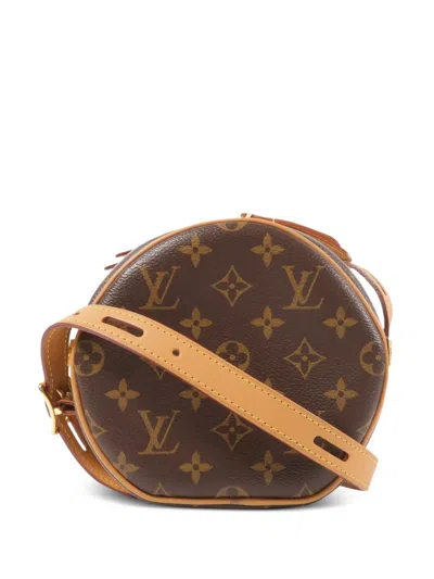 Pre-owned Louis Vuitton Boite Chapeau Souple Pm Tote Bag In Brown