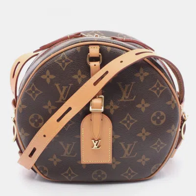 Pre-owned Louis Vuitton Boite Chapeau Souple Shoulder Bag Coated Canvas And Leather Monogram Brown