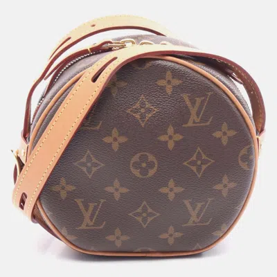 Pre-owned Louis Vuitton Boite Chapeau Soupple Pm Crossbody Shoulder Bag M45149 Monogram Lv In Brown