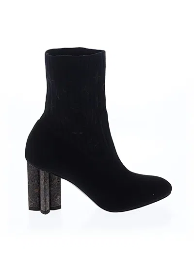 Pre-owned Louis Vuitton Boots In Black