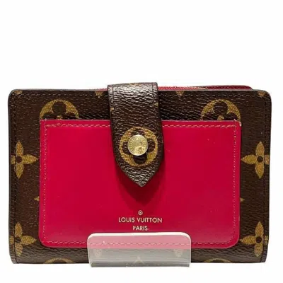 Pre-owned Louis Vuitton Bordeaux Brown Monogram Wallet (bi-fold) () In Multi