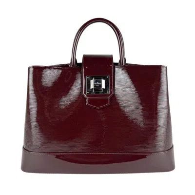Pre-owned Louis Vuitton Bordeaux Red Color Epi Leather Handbag Shoulder Bag () In Burgundy
