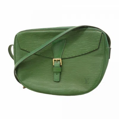 Pre-owned Louis Vuitton Borneo Green Shoulder Bag ()