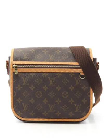 Pre-owned Louis Vuitton Bosforo Monogram Shoulder Bag In Brown