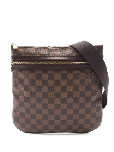 Pre-owned Louis Vuitton Bosforo Monogram Shoulder Bag In Brown