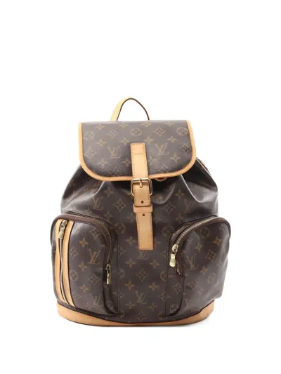 Pre-owned Louis Vuitton Bosphore Backpack In Brown