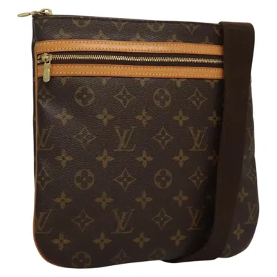 Pre-owned Louis Vuitton Bosphore Brown Canvas Shoulder Bag ()
