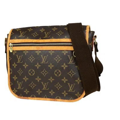 Pre-owned Louis Vuitton Bosphore Canvas Shoulder Bag () In Brown