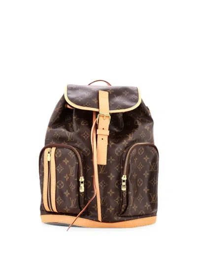 Pre-owned Louis Vuitton Bosphore Monogram Canvas Backpack In Brown
