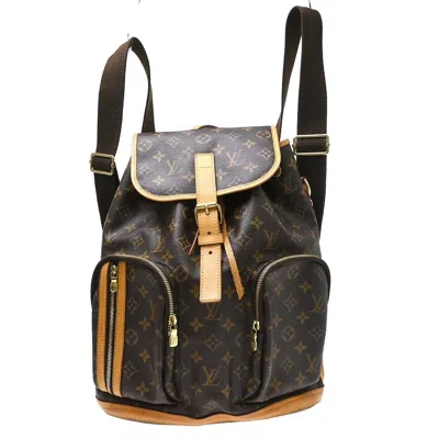 Pre-owned Louis Vuitton Bosphore Monogram Canvas Brown Canvas Backpack Bag ()