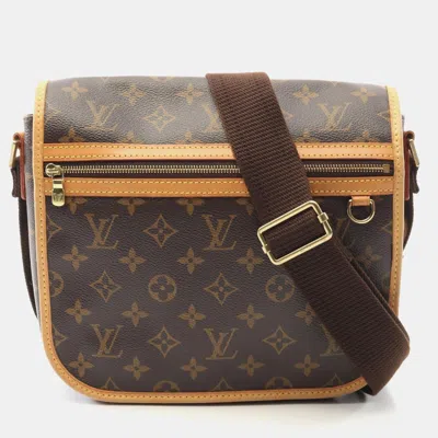 Pre-owned Louis Vuitton Messenger Pm Bosphore Monogram In Brown