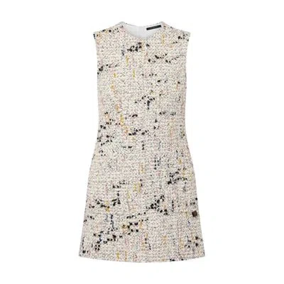 Louis Vuitton Bouclette Tweed A-line Dress