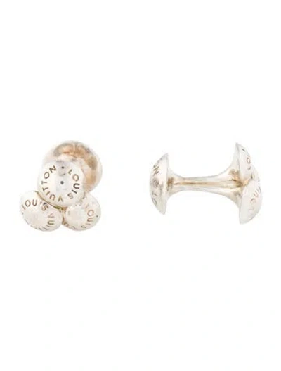 Pre-owned Louis Vuitton Bouton De Manchette Cufflinks In Multi