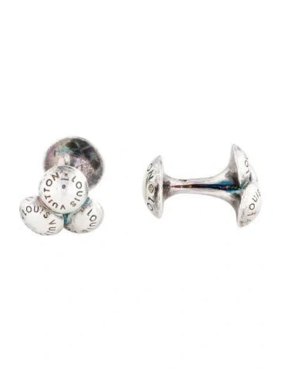 Pre-owned Louis Vuitton Bouton De Manchette Cufflinks In Multi