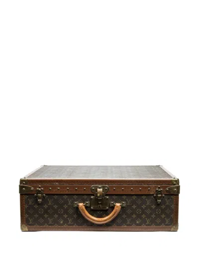 Pre-owned Louis Vuitton Braken Luggage In Brown