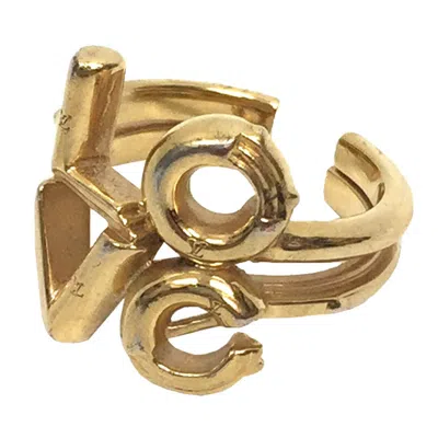 Pre-owned Louis Vuitton Brass Band Ring ()