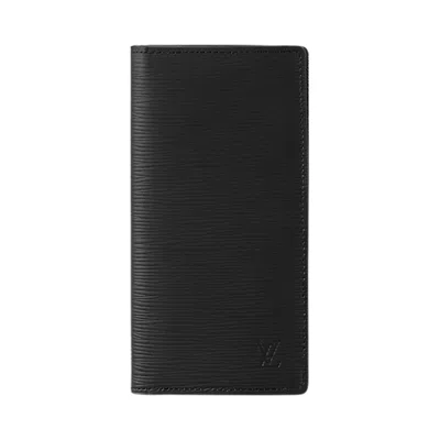 Pre-owned Louis Vuitton Brazza Wallet 'black Epi Leather' | Men's Size Onesize