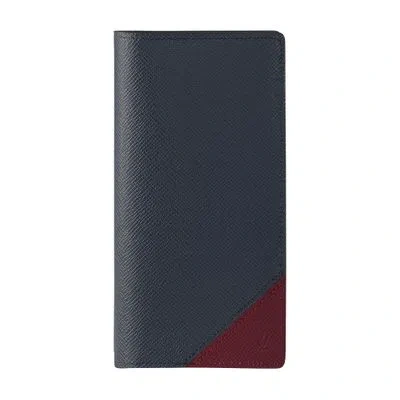 Louis Vuitton Brazza Wallet In Blue