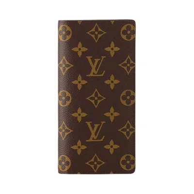 Pre-owned Louis Vuitton Brazza Wallet 'brown Monogram Canvas' | Women's Size Onesize