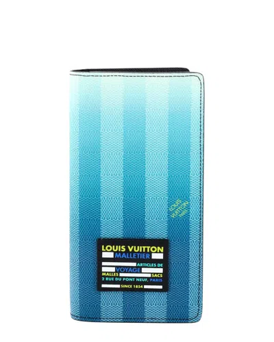 Pre-owned Louis Vuitton Brazza Wallet Limited Edition Gradient Damier Stripes (authentic  Pre-loved)