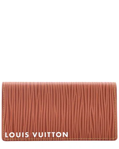Pre-owned Louis Vuitton Brazza Wallet Xl Epi Leather (authentic Pre-loved)