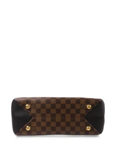 Pre-owned Louis Vuitton Brittany Damier Tote Bag In Brown