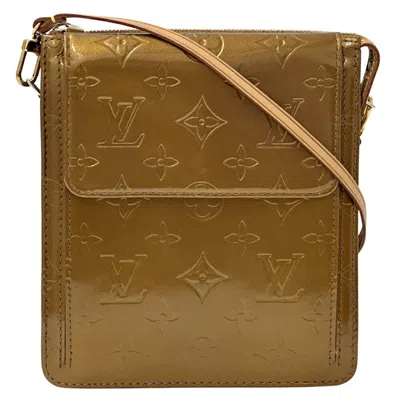 Pre-owned Louis Vuitton Bronze Brown Monogram Vernis Shoulder Bag ()