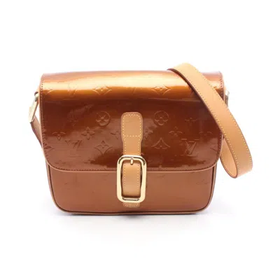 Pre-owned Louis Vuitton Bronze Brown Vernis Shoulder Bag ()