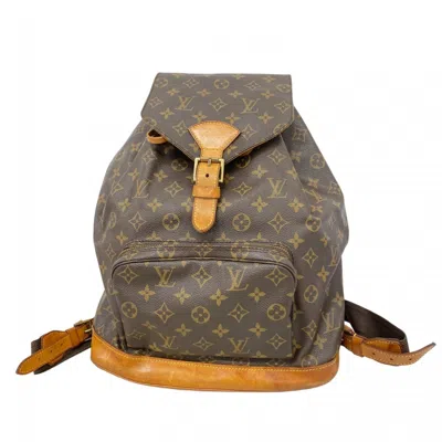 Pre-owned Louis Vuitton Brown Backpack ()