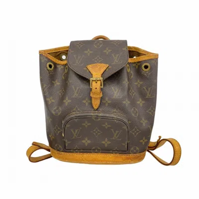 Pre-owned Louis Vuitton Brown Backpack ()