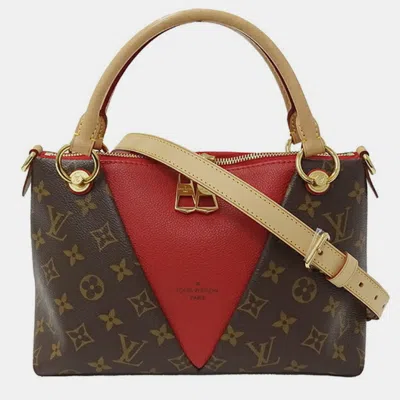 Pre-owned Louis Vuitton Brown Canvas And Leather Monogram V Tote Bb