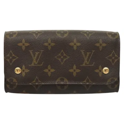Pre-owned Louis Vuitton Brown Canvas Clutch Bag ()