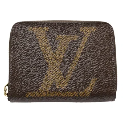 Pre-owned Louis Vuitton Brown Canvas Coin Purse/coin Case ()